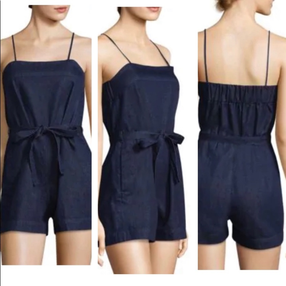 3x1 Blue Jean Cami Slip Romper